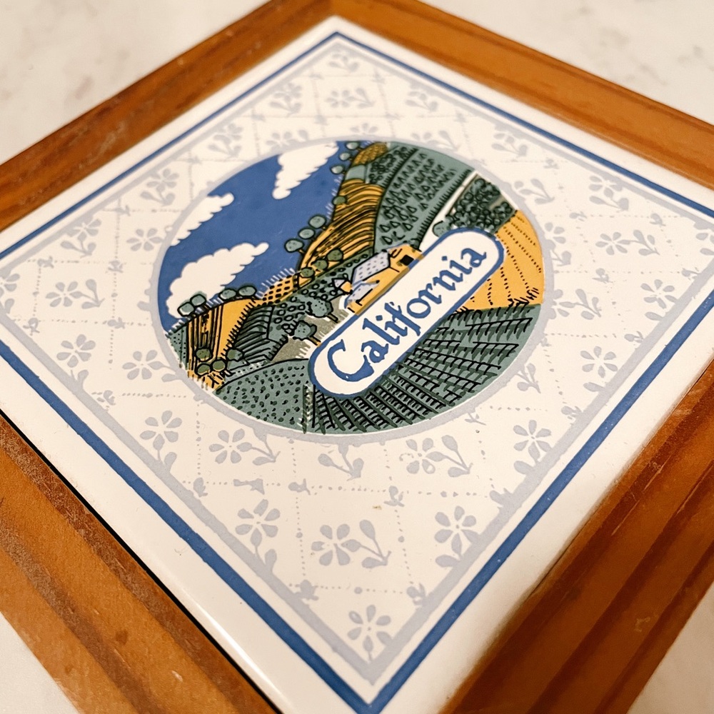 Vintage California Hot Plate Wall Decor
